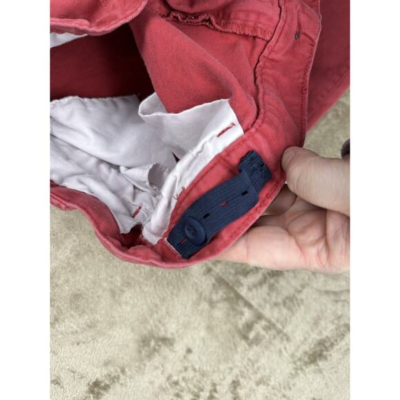 The Childrens Place 16 HUSKY Red Chino Shorts Boys Youth Adjustable Waist - Picture 6 of 6